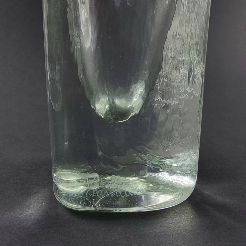 Vase aus Muranoglas von Alfredo Barbini, Italien 1970er Jahre