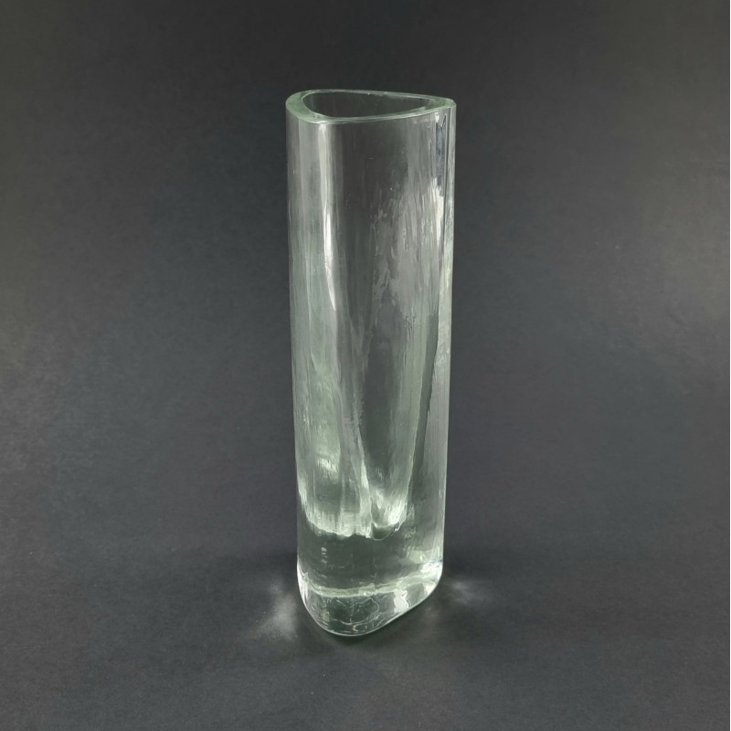 Vintage Murano glass vase by Alfredo Barbini, Italy 1970s