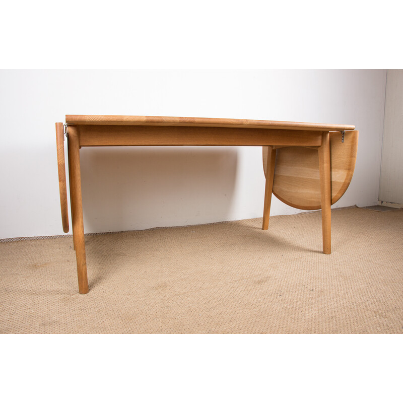 Deense vintage uitschuifbare tafel model Ch006 van Hans Wegner voor Carl Hansen, 2010