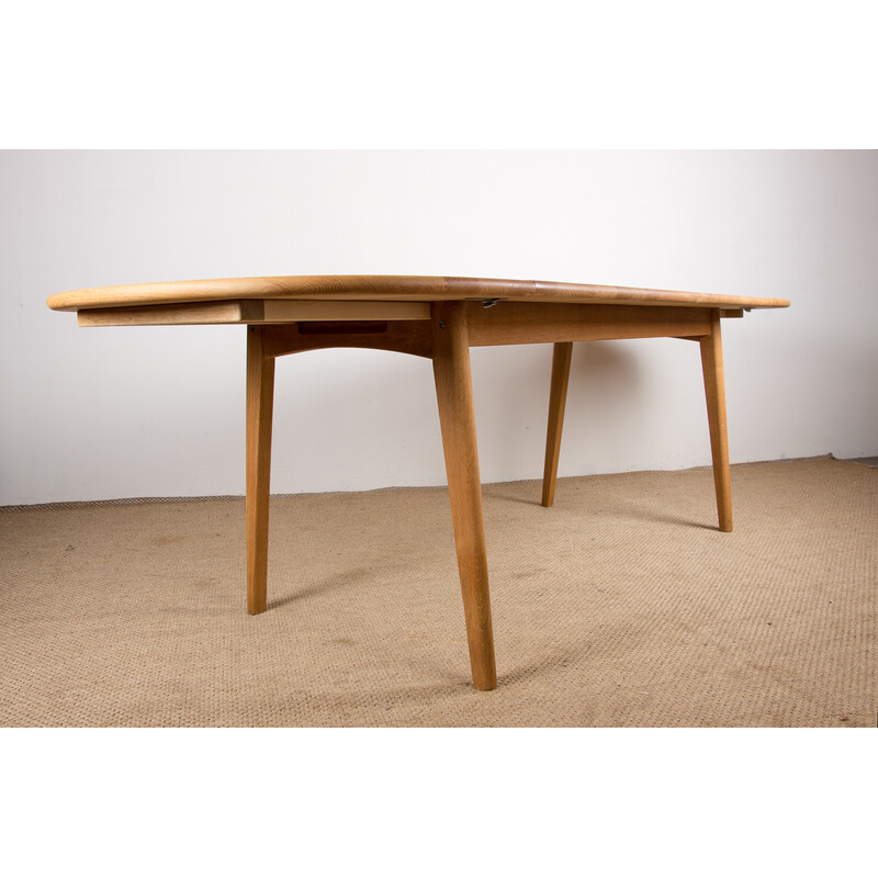 Mesa extensible danesa vintage modelo Ch006 de Hans Wegner para Carl Hansen, 2010