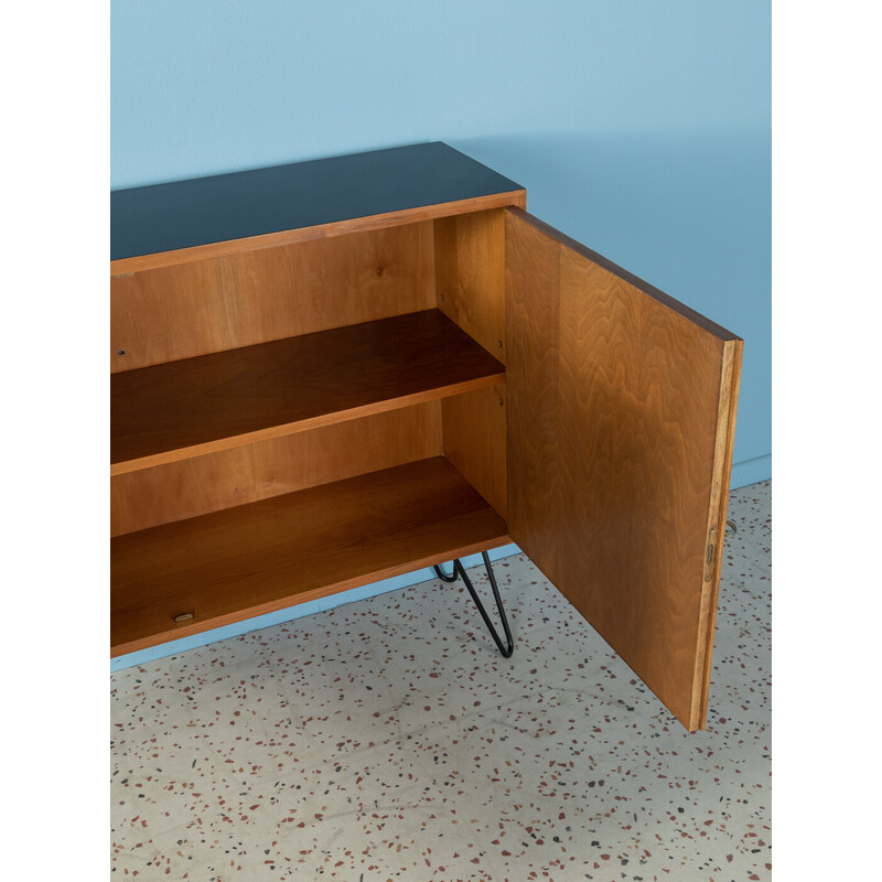 Vintage walnoten dressoir met twee deuren, 1960