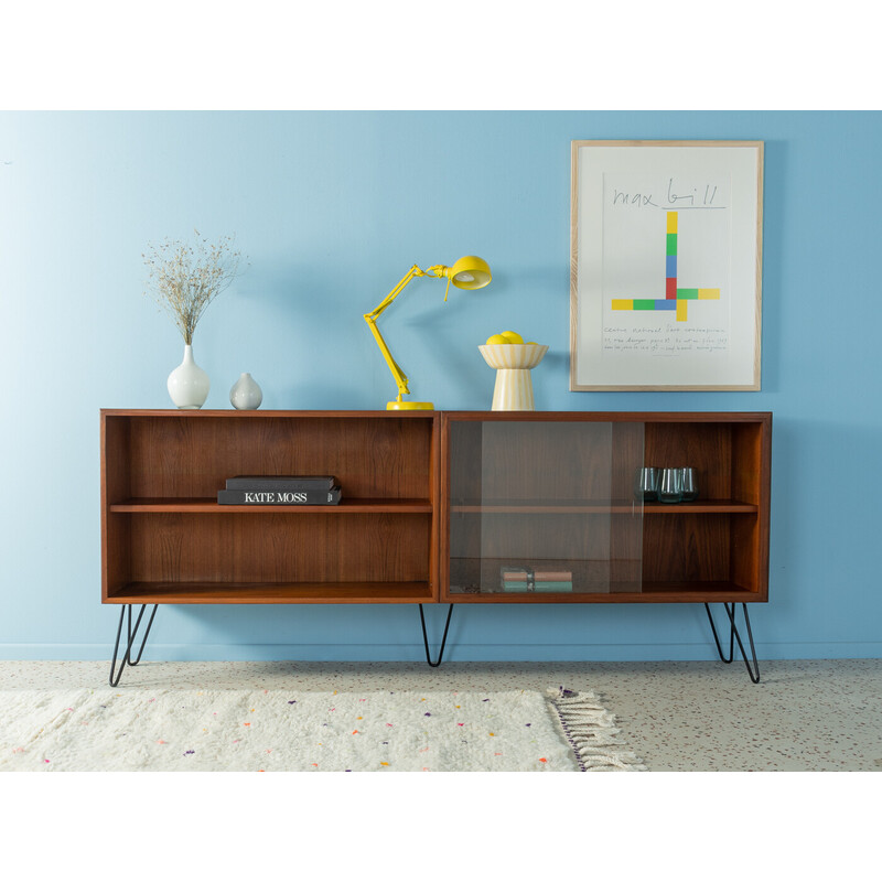 Vintage teak display cabinet by Søborg Møbler, 1960s