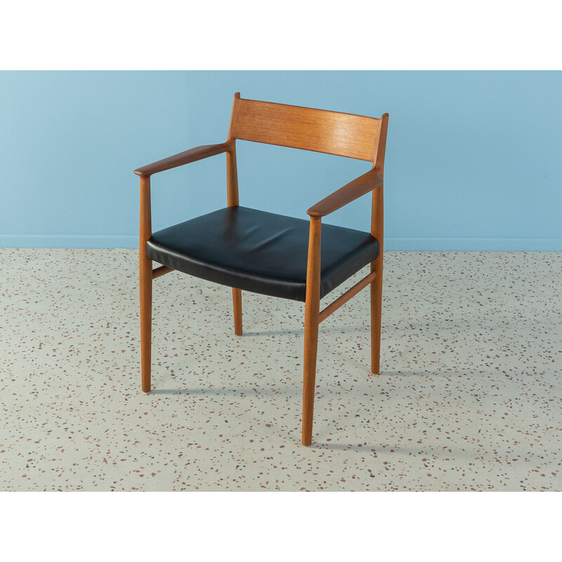 Vintage teak armchair 418 A by Arne Vodder for Sibast, 1960s