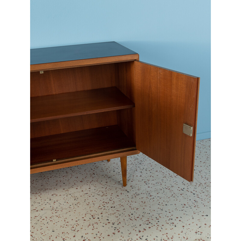 Vintage walnut sideboard with two doors, 1960s