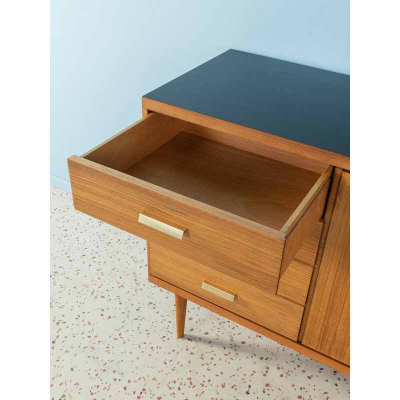 Vintage walnut sideboard with two doors, 1960s