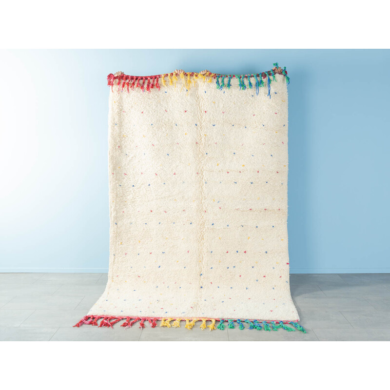 Vintage Happy Polka Dots wollen berber tapijt