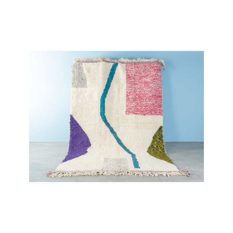 Vintage Abstraction III wool berber rug