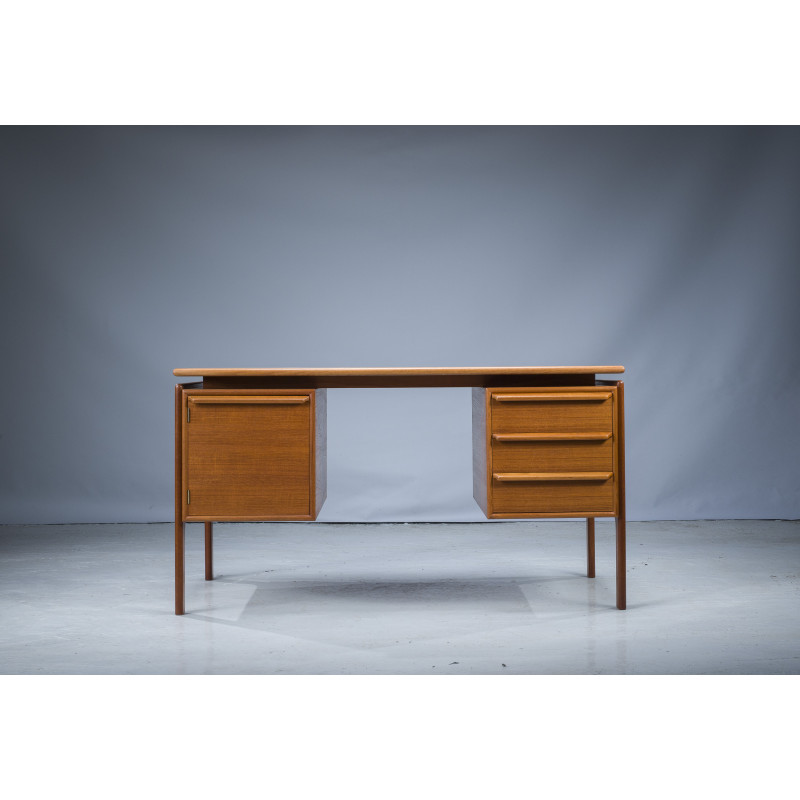 Mid-eeuws teak bureau van Gv Møbler, 1960