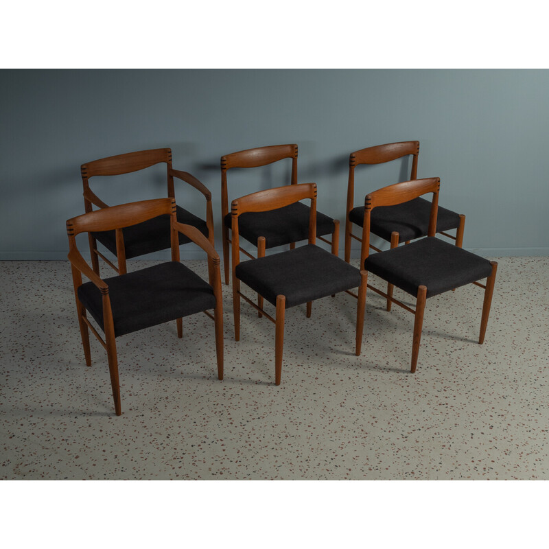 Ensemble de 6 fauteuils vintage par H.W. Klein pour Bramin, 1960
