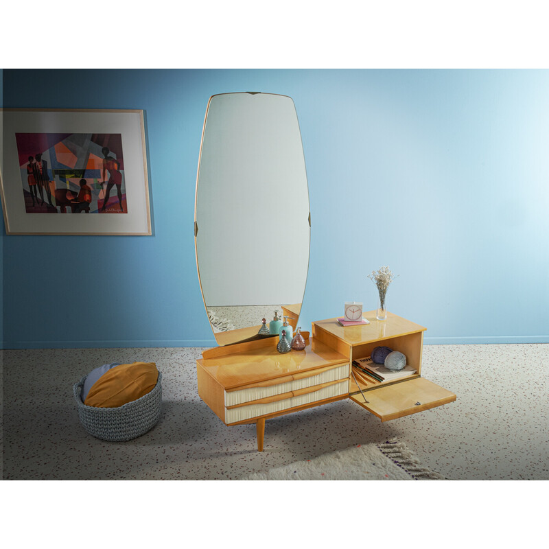 Vintage dressing table in birchwood veneer, 1960s