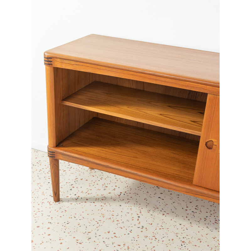 Vintage sideboard in teak veneer with two sliding doors by Bramin, Denmark 1960s