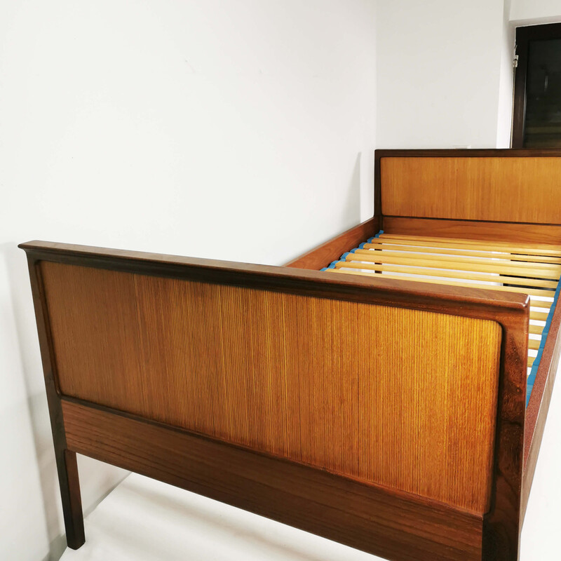 Vintage rosewood bed by Ł. H. Quesehl, Denmark 1960s