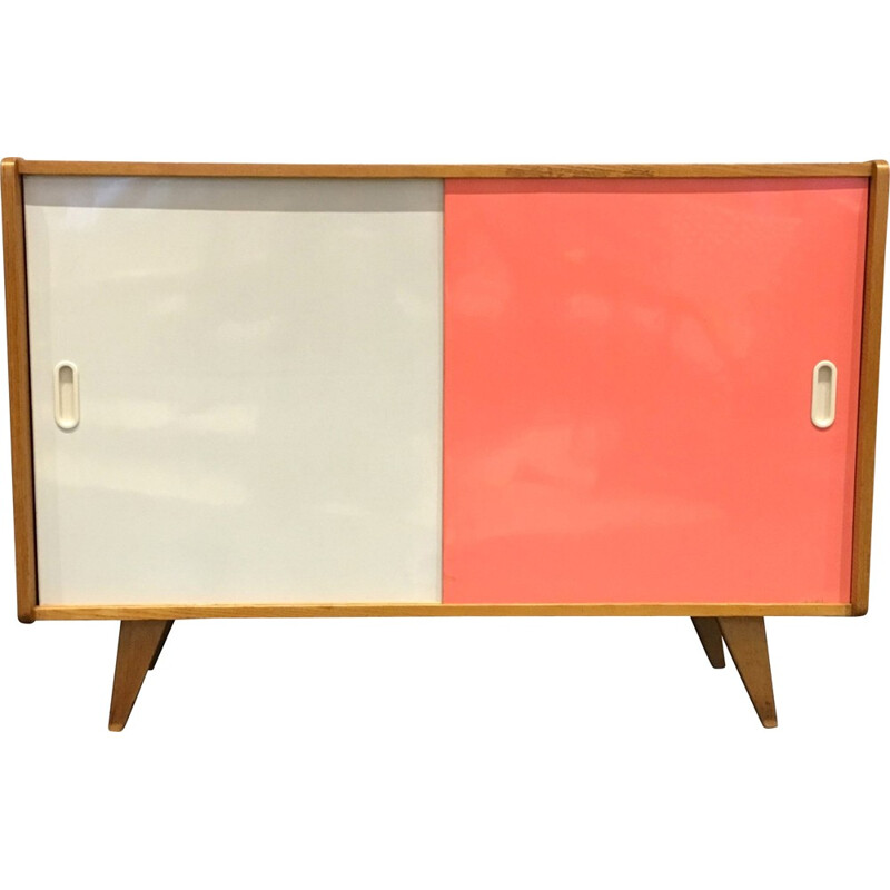 Mid century Interier Praha oak sideboard, Jiri JIROUTEK - 1960s