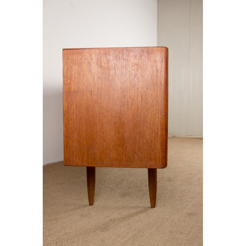 Enfilade danoise vintage en teck par Bernhard Pedersen, 1960