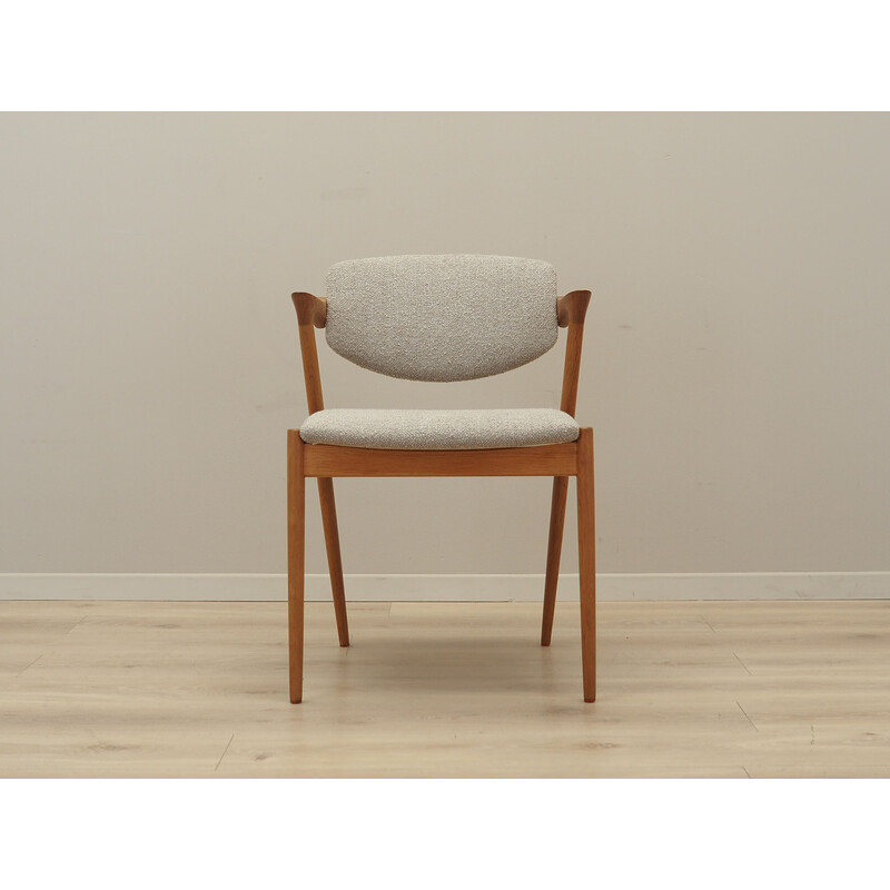 Set of 6 vintage ashwood chairs by Kai Kristiansen for Schou Andersen, 1960s