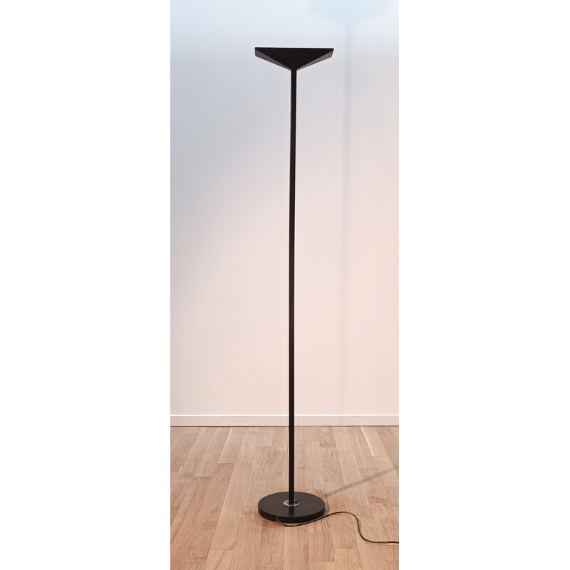 Vintage halogen floor lamp by Pierre Disderot for Verre Lumière