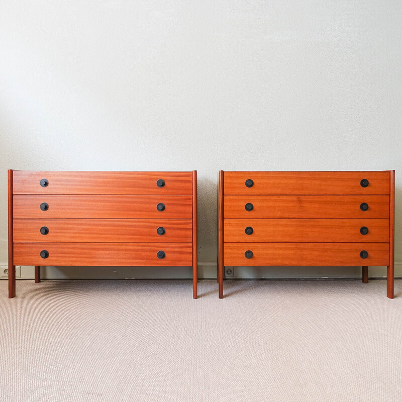 Pair of vintage chest of drawers by José Espinho for Olaio, Portugal 1970s