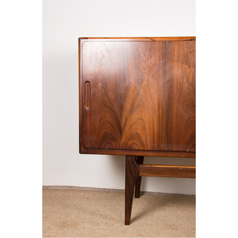 Vintage Danish sideboard in Rio rosewood by Bernhard Pedersen for Eskilstup Falster, 1960