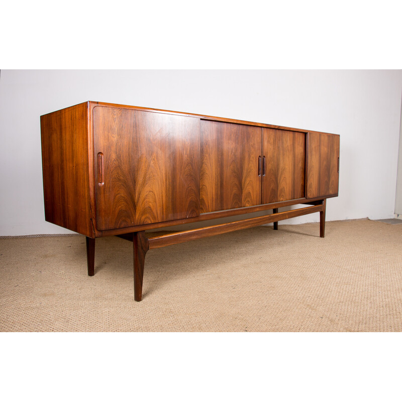 Vintage Danish sideboard in Rio rosewood by Bernhard Pedersen for Eskilstup Falster, 1960