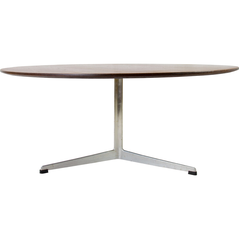 Vintage three legged coffee table by Arne Jacobsen for Fritz Hansen, 1960s