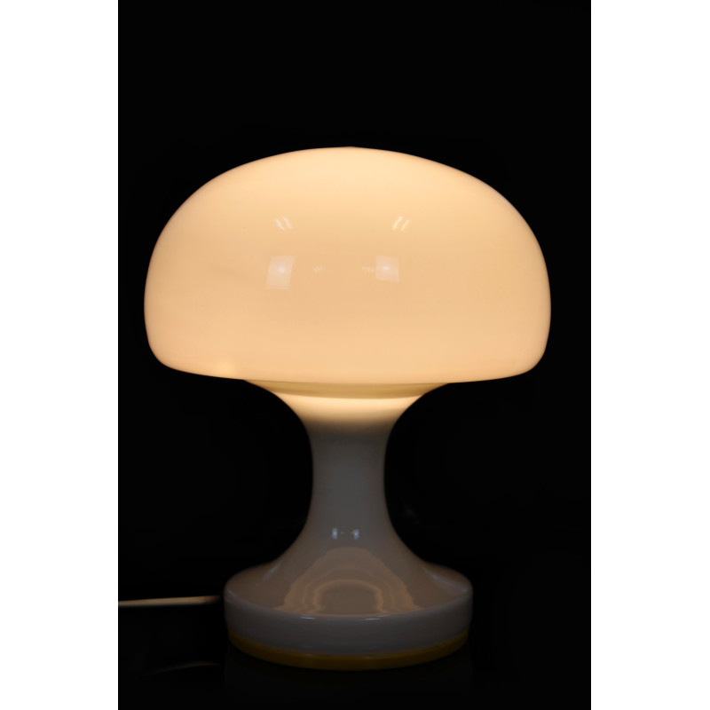 Mid-century glass table lamp by Osvětlovací Sklo, Czechoslovakia 1970s