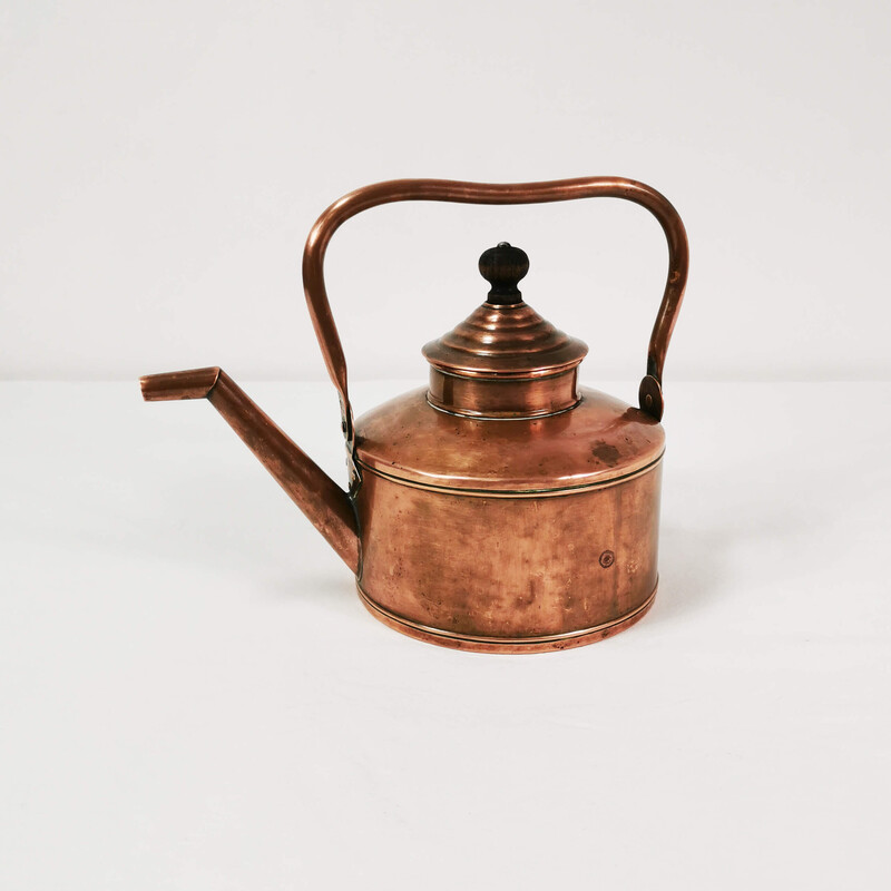 Vintage copper kettle, Denmark 1950s