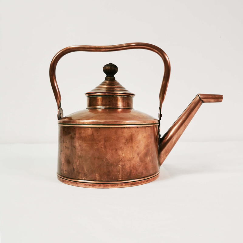 Vintage copper kettle, Denmark 1950s