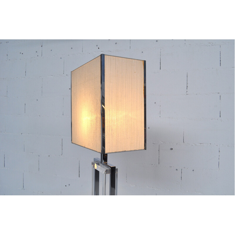 Lamp in steel and Plexiglas - 1970s