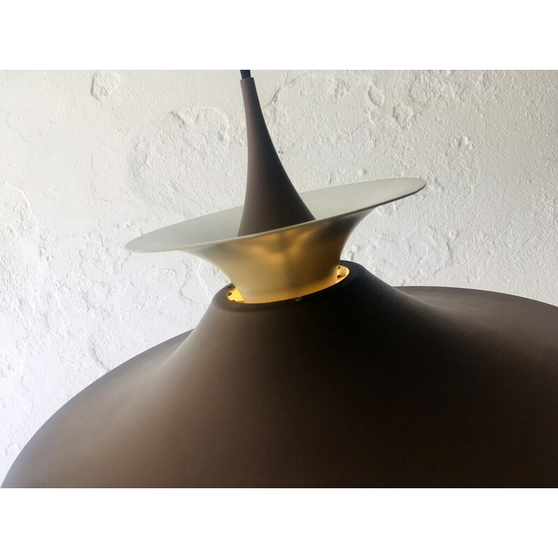 Vintage hanglamp Radius van Baslev voor Fog en Morup, Denemarken 1960