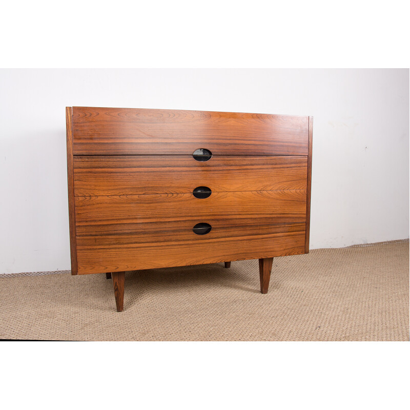 Vintage Rio rosewood dressing table by Joseph André Motte for Charron, France 1960