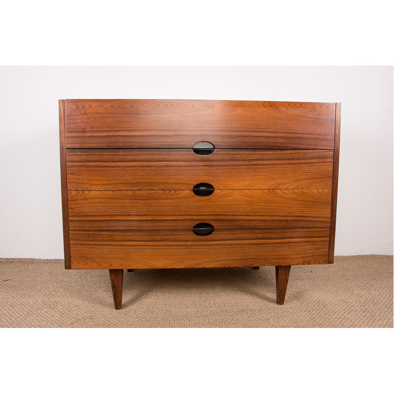 Vintage Rio rosewood dressing table by Joseph André Motte for Charron, France 1960