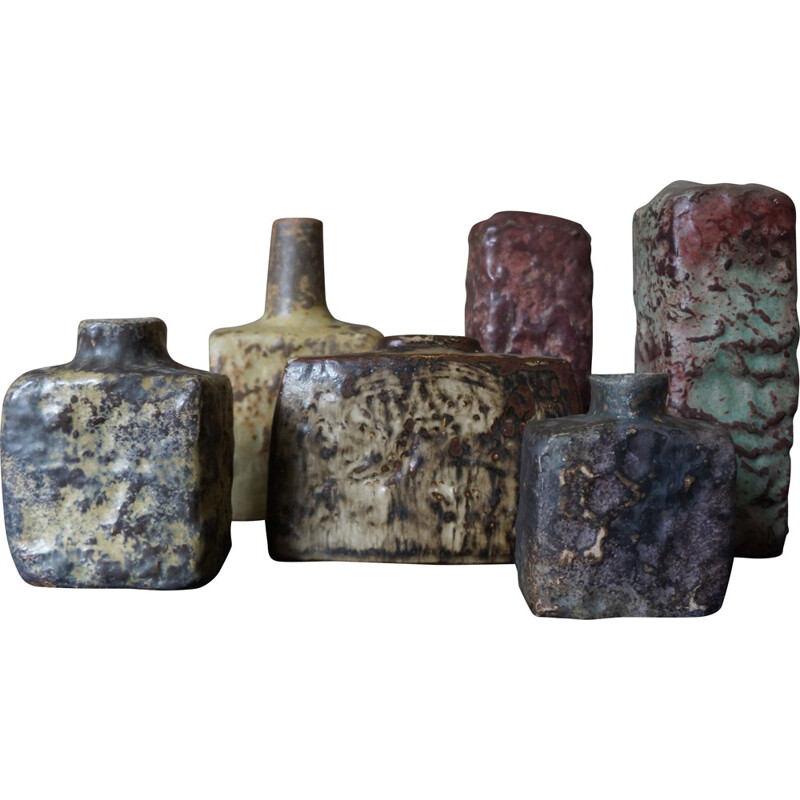 Set of Mosbach multicolor ceramics - 1960s