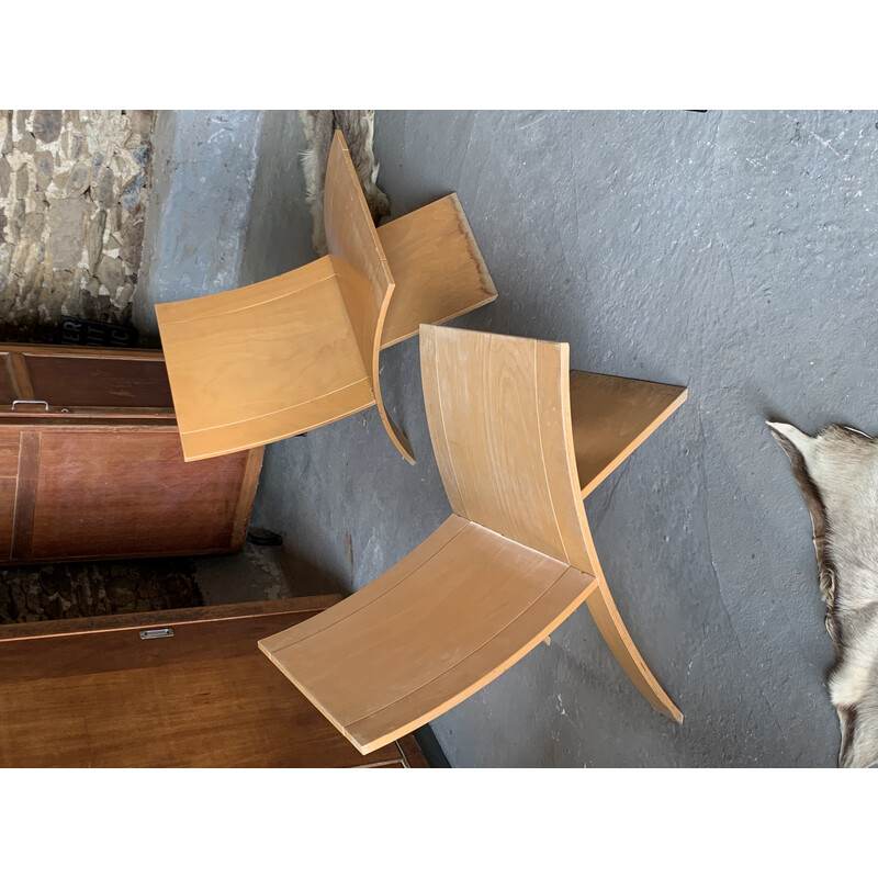 Paar vintage fauteuils model "Laminex" van Jens Nielsen, 1966