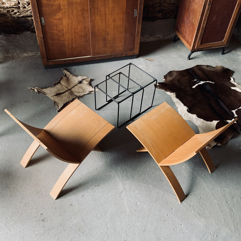 Paar Vintage-Sessel Modell "Laminex" von Jens Nielsen, 1966