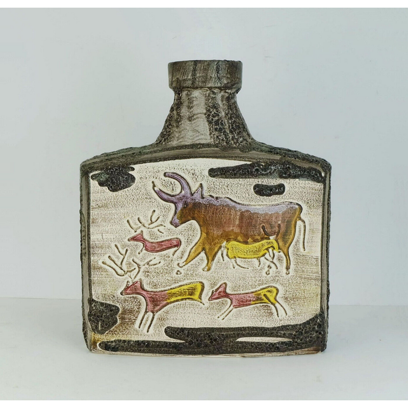 Vintage ceramic vase modelo nº 281-39 por Scheurich Keramik, anos 60