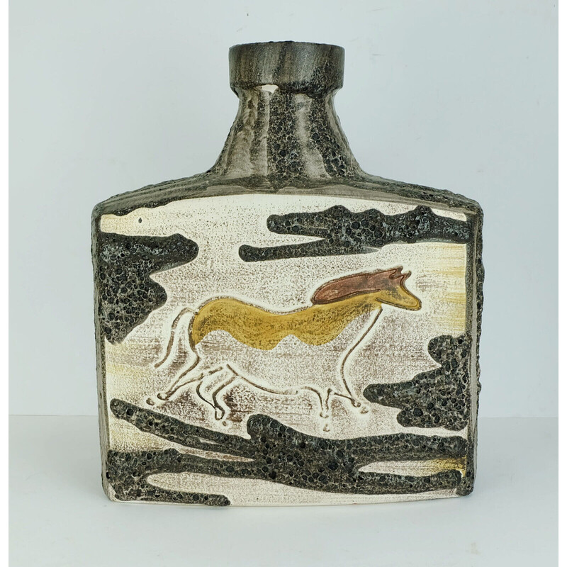 Vaso in ceramica vintage modello n. 281-39 di Scheurich Keramik, anni '60