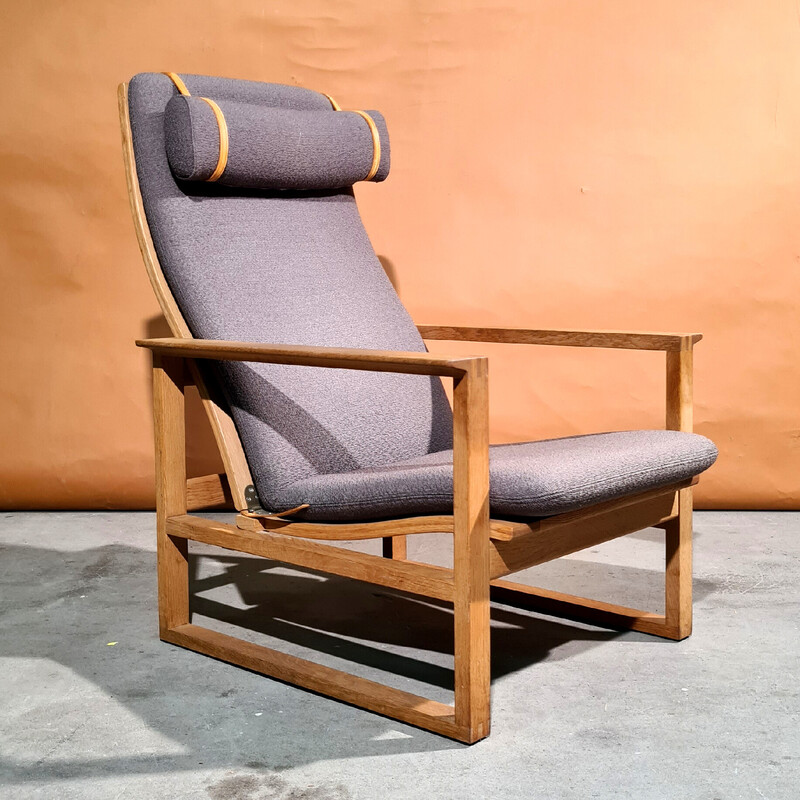 Vintage model 2254 reclining armchair by Borge Mogensen for Fredericia, Denmark 1960s