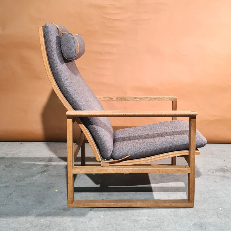 Vintage model 2254 reclining armchair by Borge Mogensen for Fredericia, Denmark 1960s