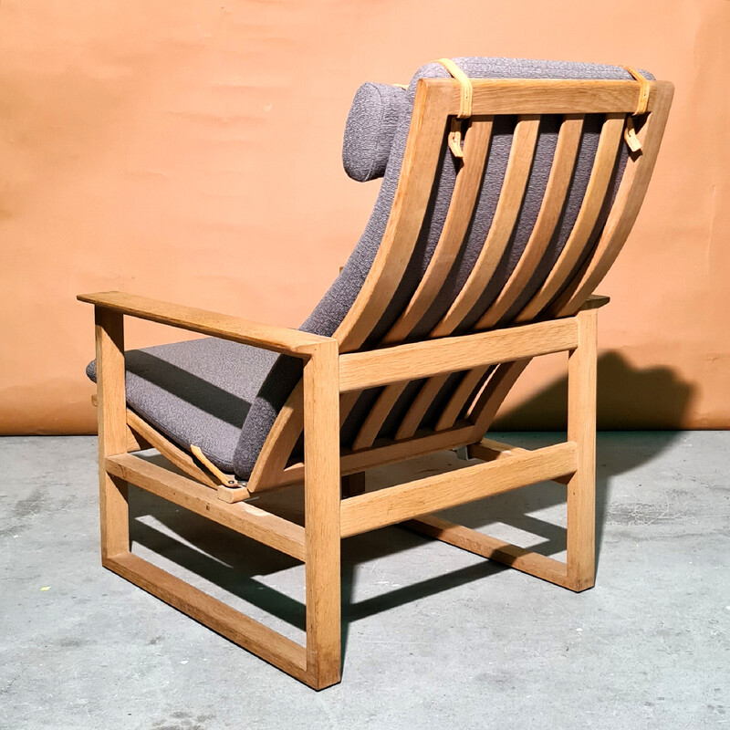 Vintage model 2254 verstelbare fauteuil van Borge Mogensen voor Fredericia, Denemarken 1960