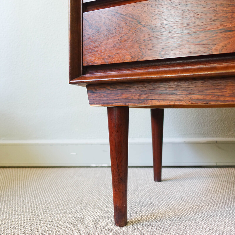 Pair of vintage Danish exotic wood night stands, 1960s