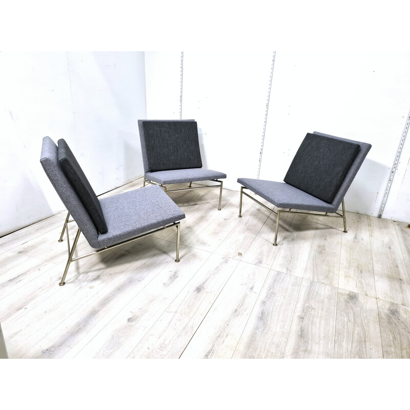 Juego de 3 sillones vintage de la serie Square de Theo Ruth y Kho Liang Ie para Artifort, Países Bajos años 60