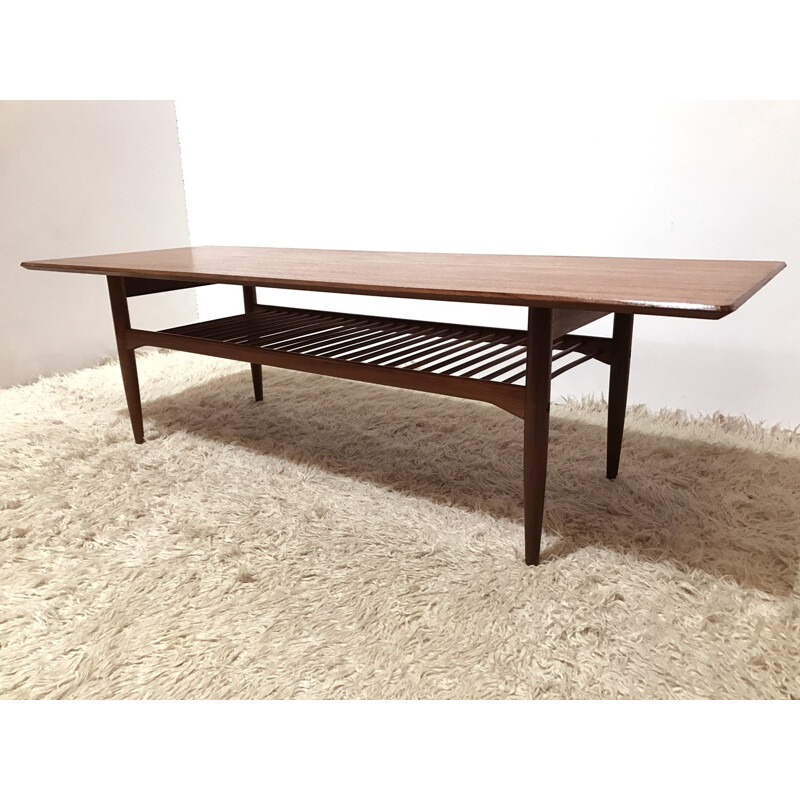 long coffee table by Ib Kofod-Larsen - 1960s