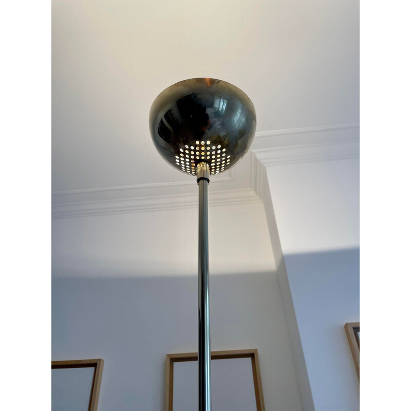 Vintage modernist floor lamp by Saint Germain Lumière, France 1980