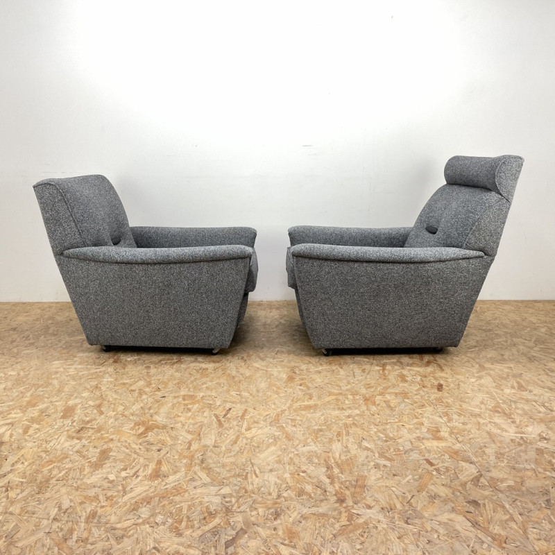 Paar mid century fauteuils van Keith Howard, 1960