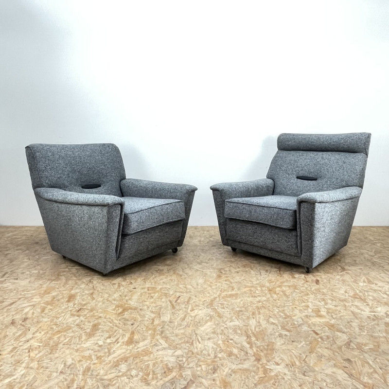 Pair of mid century armchairs by Keith Howard, 1960s