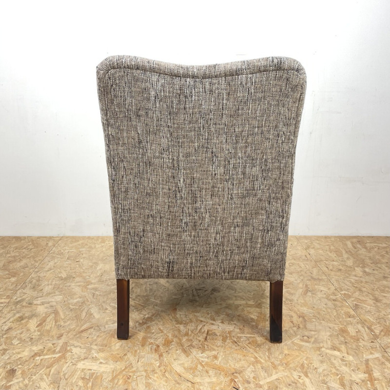 Vintage upholstered armchair