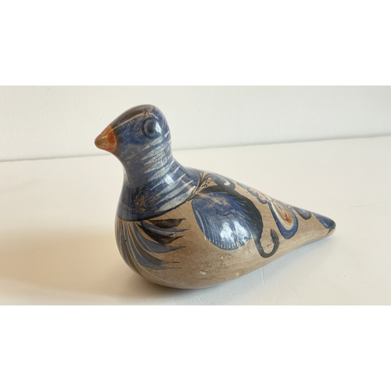 Vintage handcrafted ceramic dove, Mexico