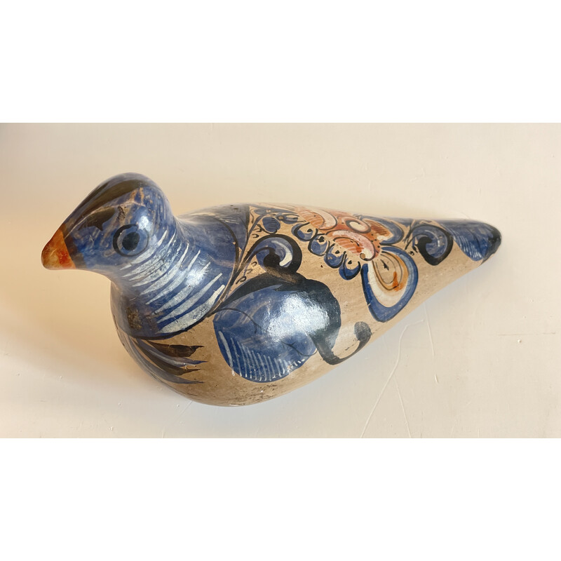 Vintage handcrafted ceramic dove, Mexico