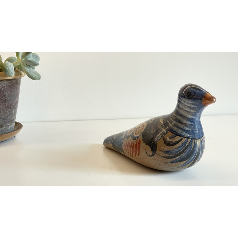 Vintage handcrafted ceramic dove, Mexico