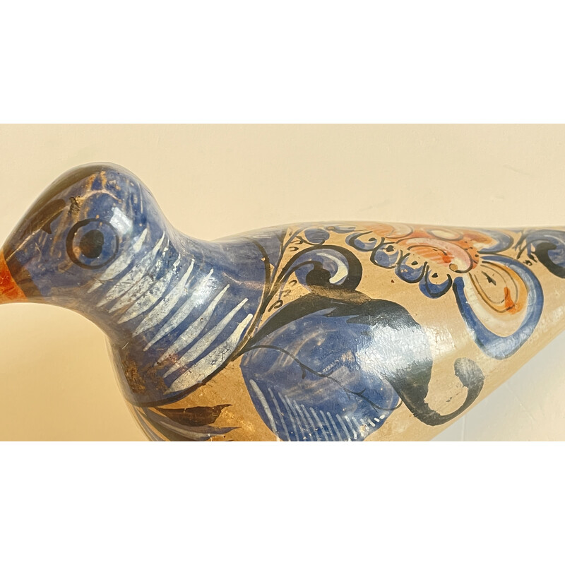 Vintage handcrafted ceramic dove, Mexico